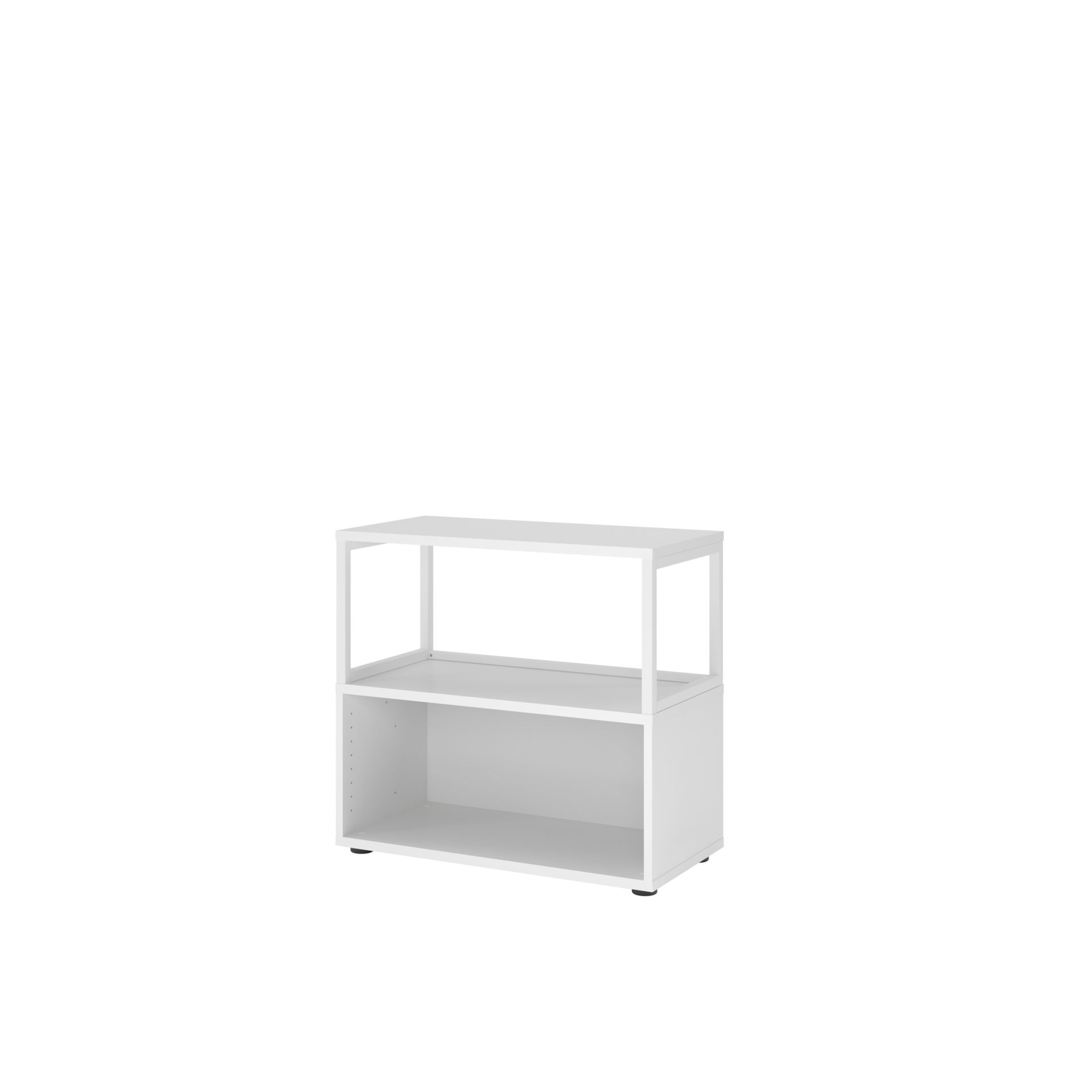 Regal FlexWall VFW28 B800xT400xH748 mm 2 OH weiß