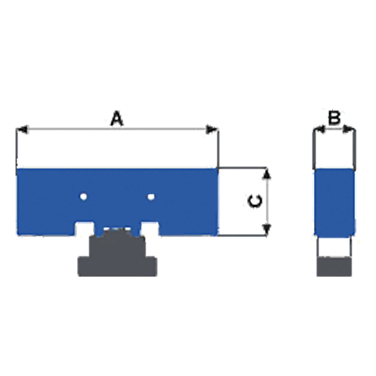 Zwischenbacke Optimum 175 mm - mobil