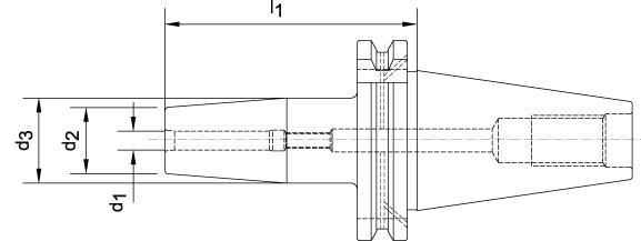 Schrumpff. DIN ISO7388-1 ADB SK40 3,0x80mm HAIMER