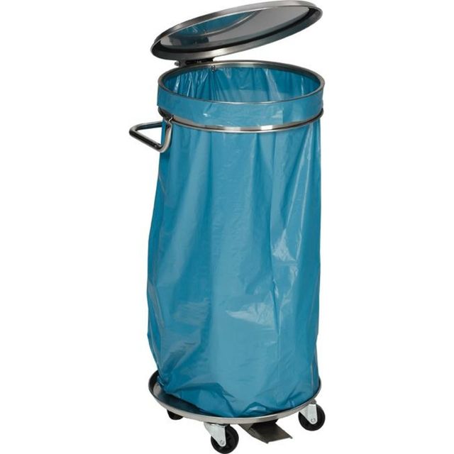Edelstahl-Müllsackständer mit Pedal