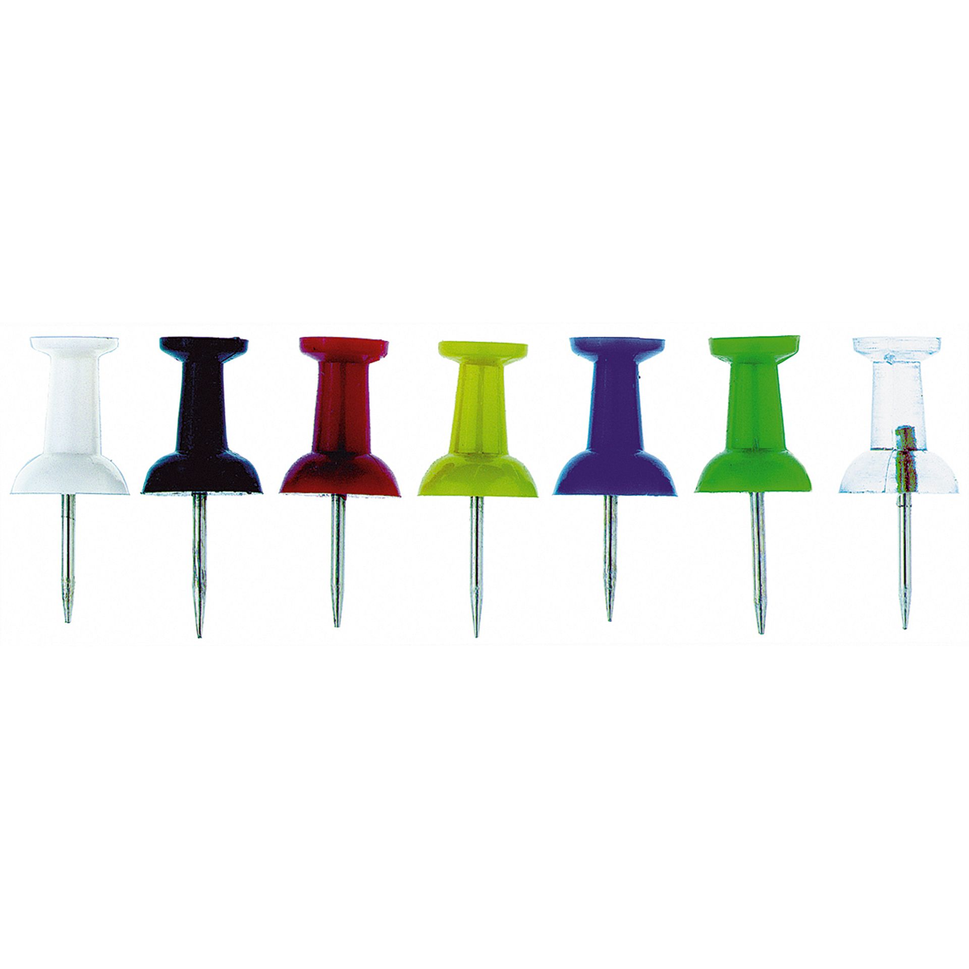 Pinnwandnadel 7,5x12mm sortiert 20 St./Pack.