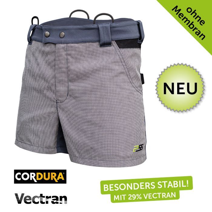PSS X-treme Arbeitshose Shortie extra kurz grau - Gr. 2XL