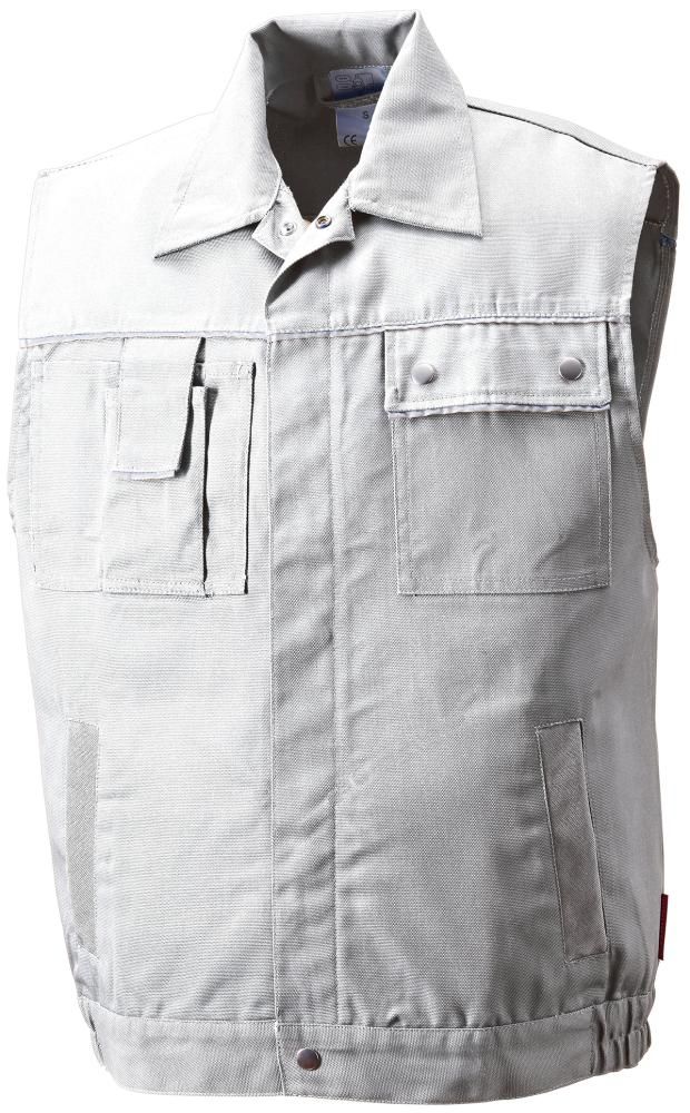 Weste,Canvas, 320 g/qm, Gr.L,weiß