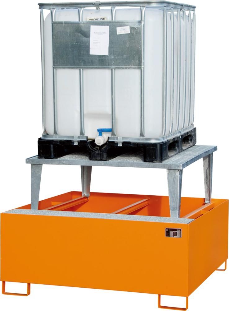 Auffangwanne AWA 1000 lackiert orange RAL 2000