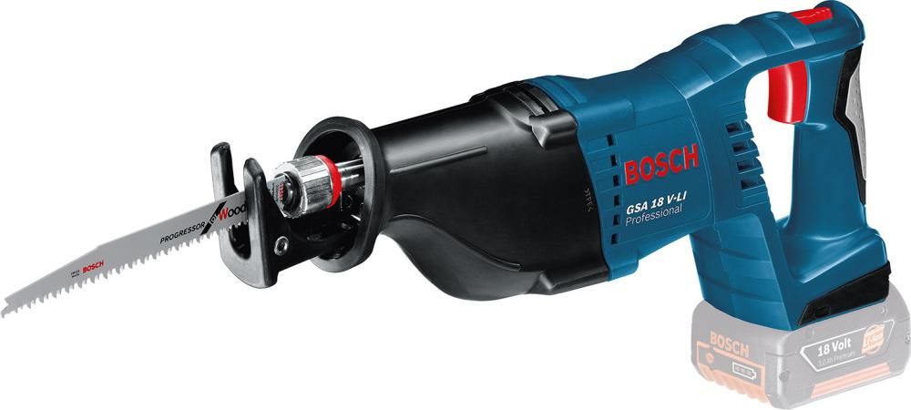Akku-Säbelsäge solo GSA 18V-LI Bosch ohne Akku ohne Ladegerät L-Boxx