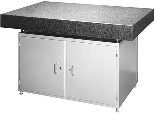 Hartgesteinplatte DIN876/0 m. Unterschrank 800x600x120mm HITEC