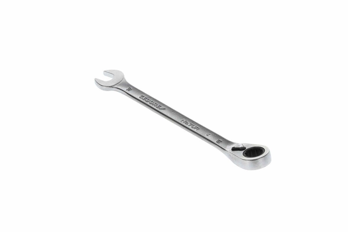 7 UR 10 Maulschlüssel mit Ringratsche, umschaltbar, UD 10 mm