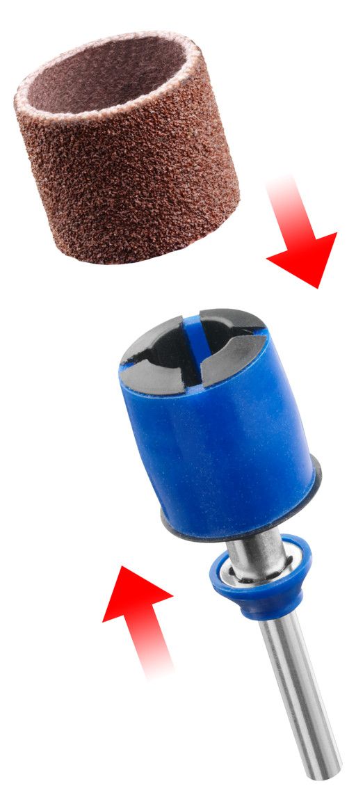 DREMEL Schleifbänder & Aufnahme