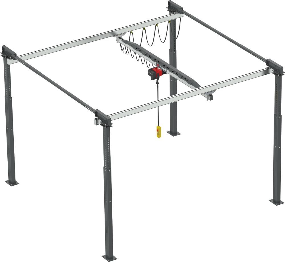 Portalkransystem ErgoLineTF 250kg, Breite 3,42m, Gesamtlänge 4,0m