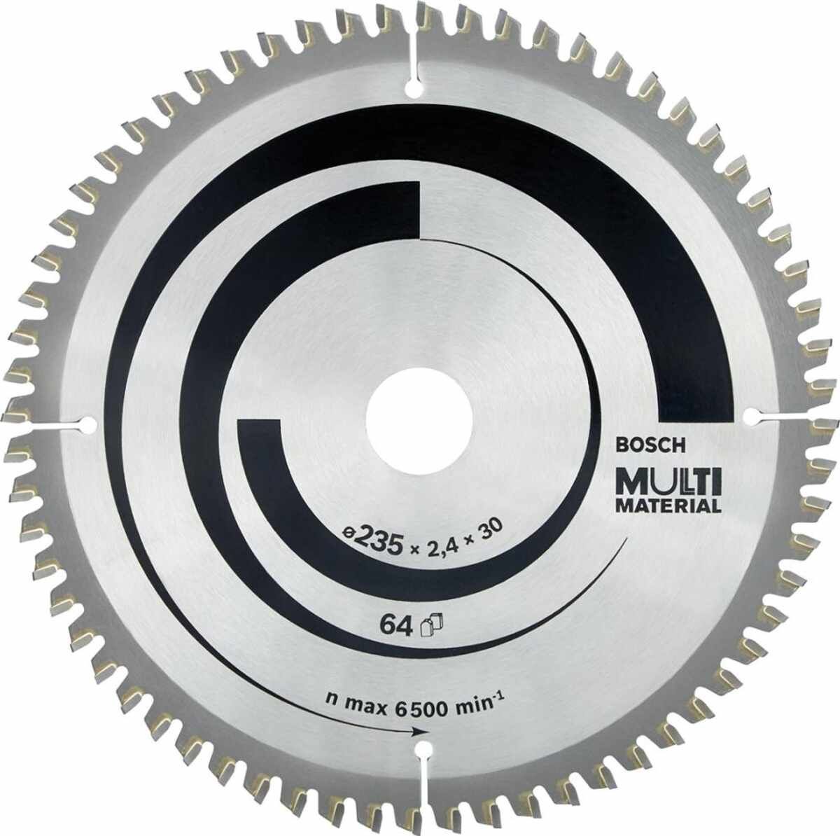 HM-Kreissägeblatt 235x2,4/1,8x30 64Z Bosch VE à 1 Stück Multi Material
