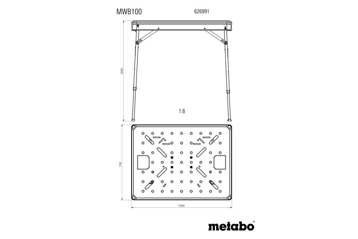 Multifunktionstisch MWB 100 (626991000)