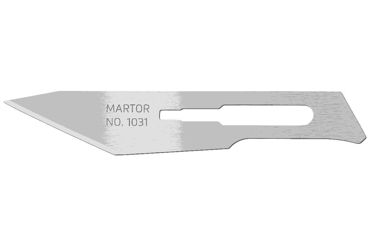 MARTOR Ersatzklinge SKALPELLKLINGE 1031 Spezialschliff | 10 Stück