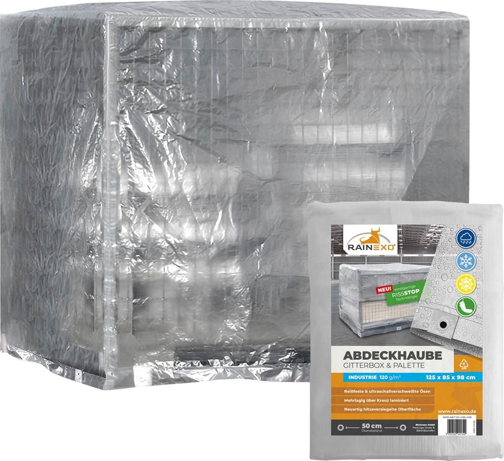 Abdeckhaube - Gitterbox, Transparent