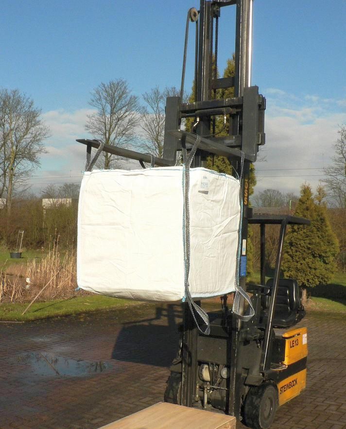 Big Bag 90x90x90cm, SWL 1.500 kg, SF 5:1, 4 Hebe-/ 2 Bodenschlaufen