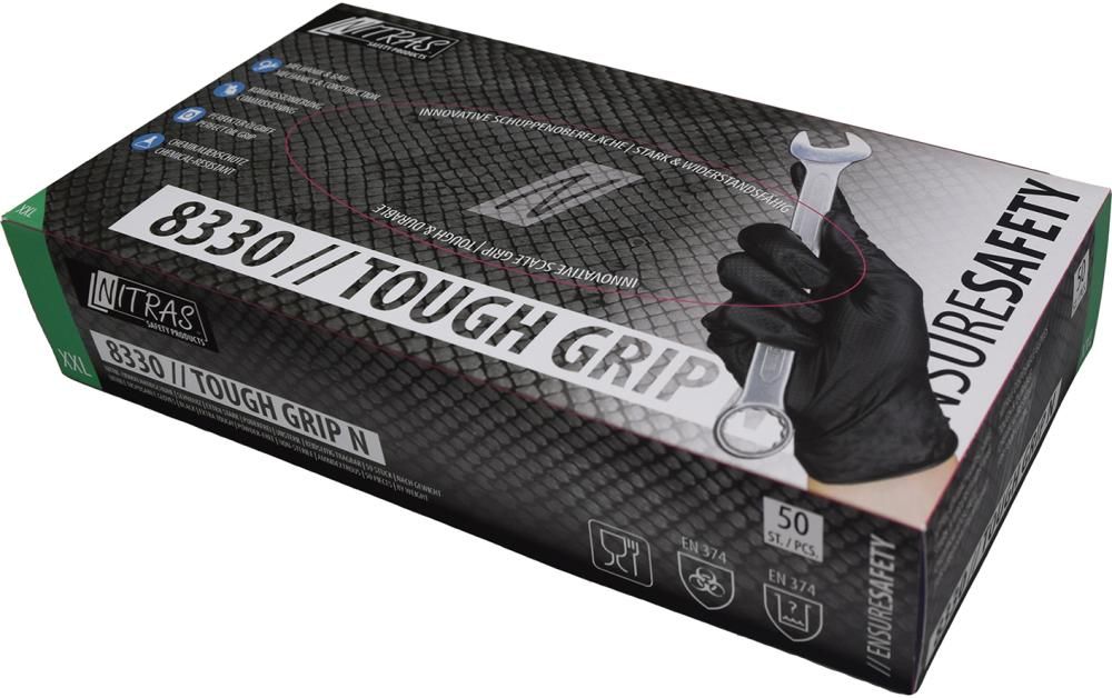 Einweghandschuh Tough Grip N Gr. 2XL