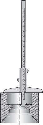 Doppelhaken-Tiefenmess- Schieber mit doppelten Messflächen 200 mm FORTIS