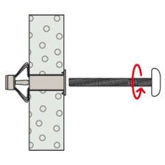 Hohlraum-Metalldübel HM 5x37 S