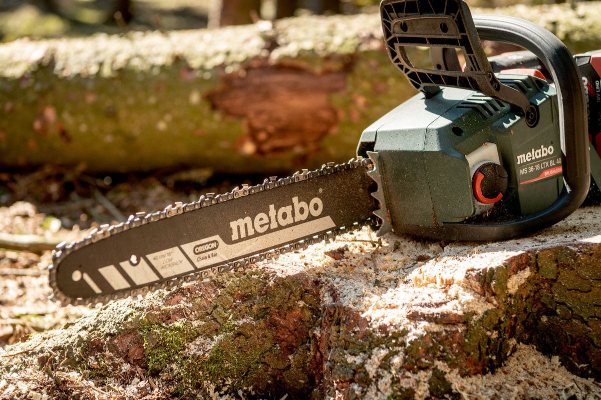 Akku-Kettensäge solo MS 36-18 LTX BL 40 Metaboohne Akku ohne Ladegerät Karton
