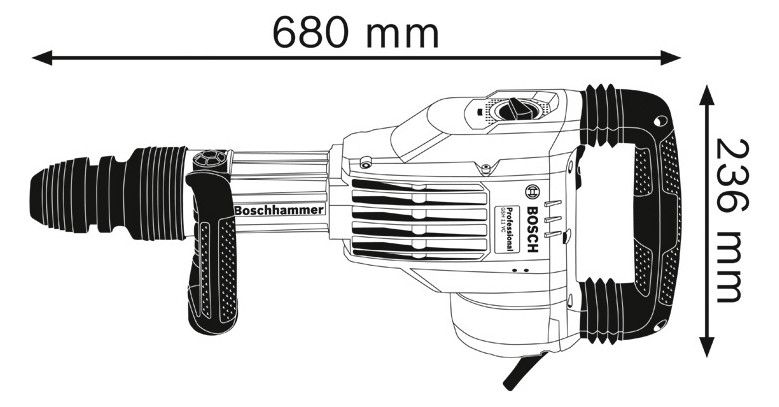 BOSCH Schlaghammer im Koffer