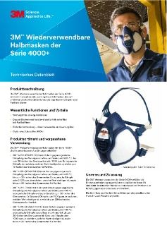3M 4277+ 3M Wartungsfreie Mehrweg-Halbmaske FFABE1P3 R D Filter 4277+