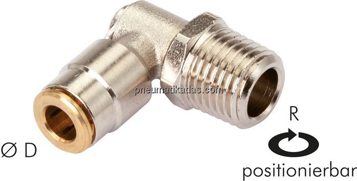 Hochdruck-L-Steckverschraub. R 1/8"-4mm (pos.)