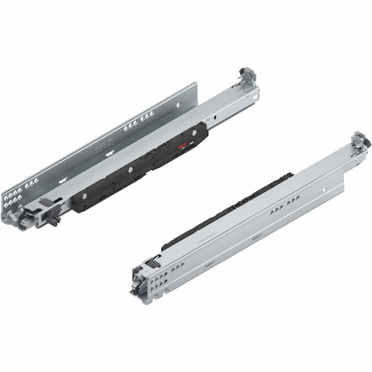 MOVENTO BLUMOTION int./für TOB geeignet/für SERVO-DRIVE geeignet, Vollauszug, Führung, 70 kg, NL=450 mm, für Kupplung, links/rechts, verzinkt