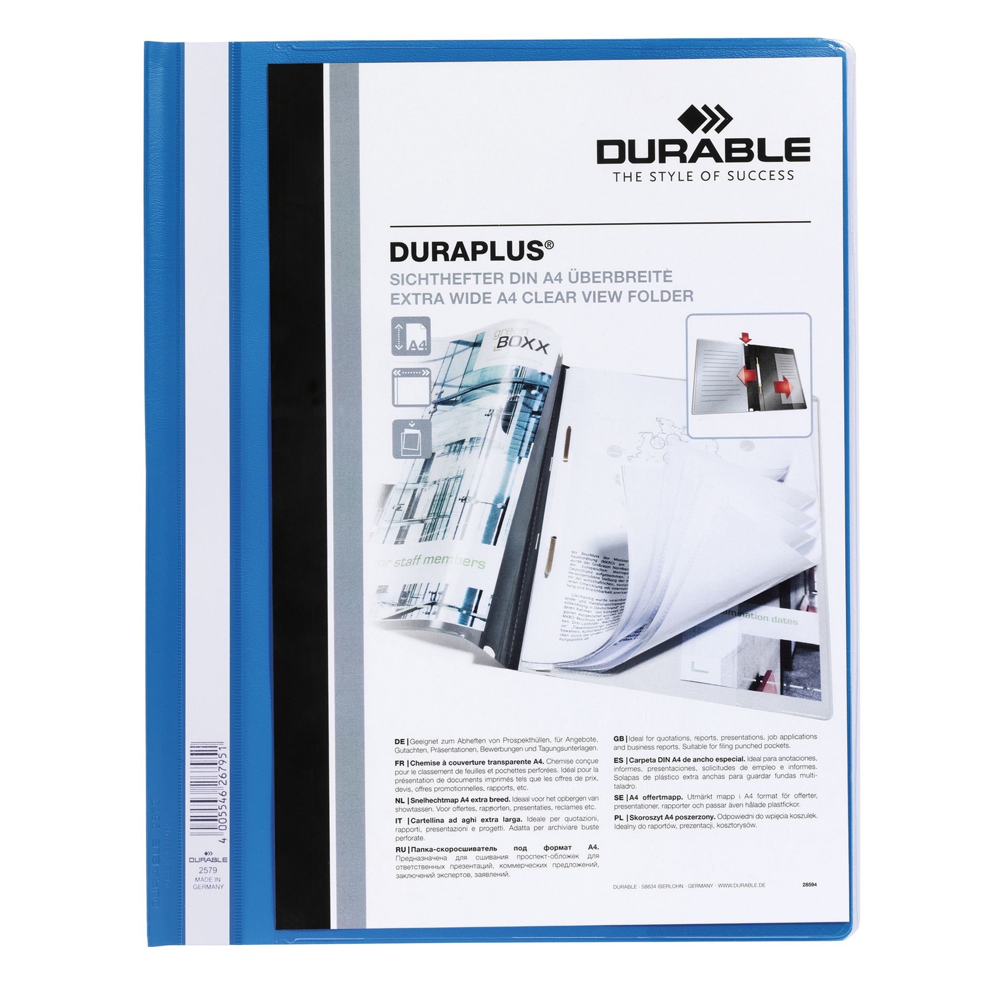Angebotshefter DURAPLUS A4 blau