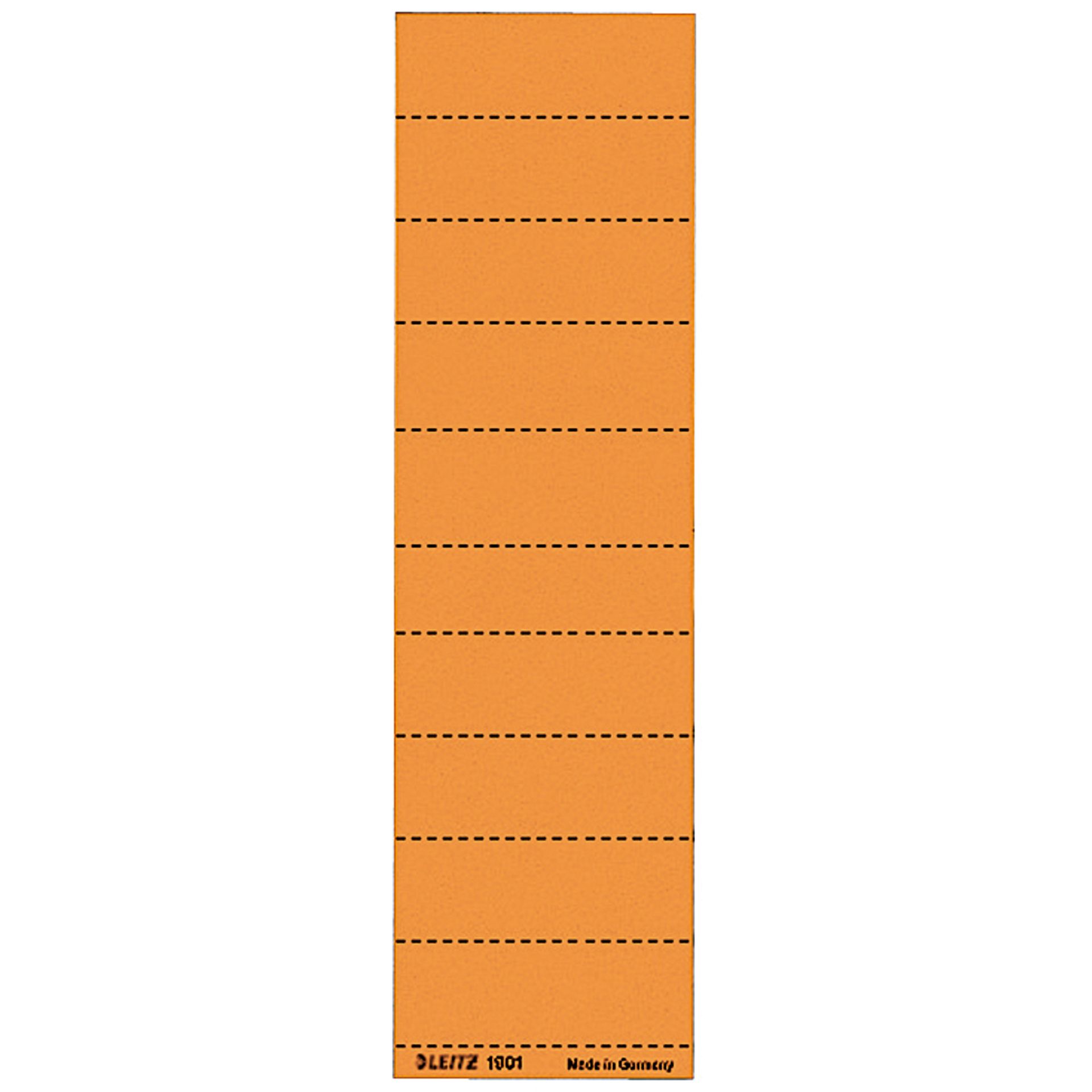 Beschriftungsschild blanko 4zeilig orange 100St