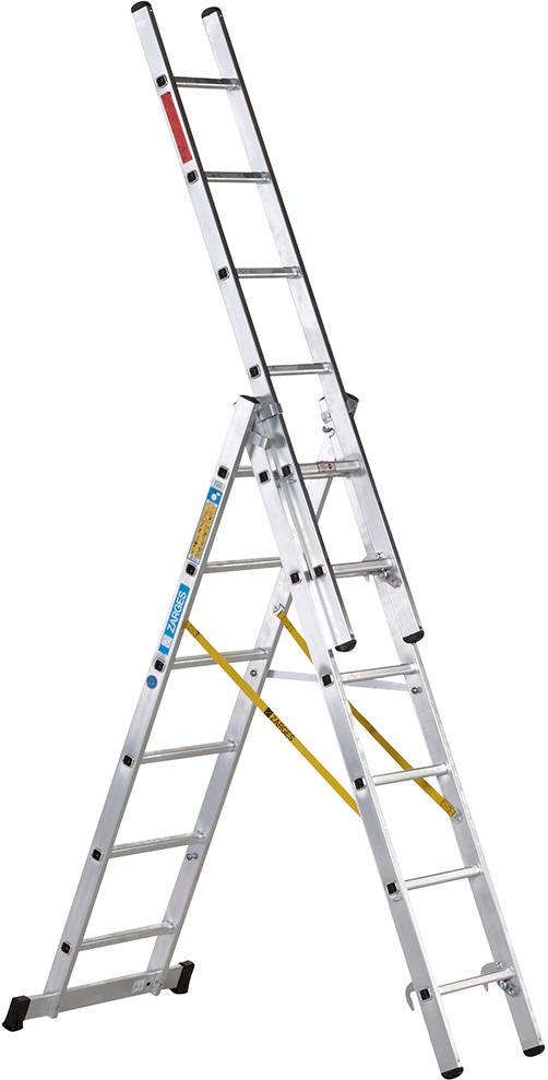 Mehrzweckleiter Skymaster X 3x6 Sprossen Leiterlänge max 4,10 m Arbeitshöhe 5,00 m
