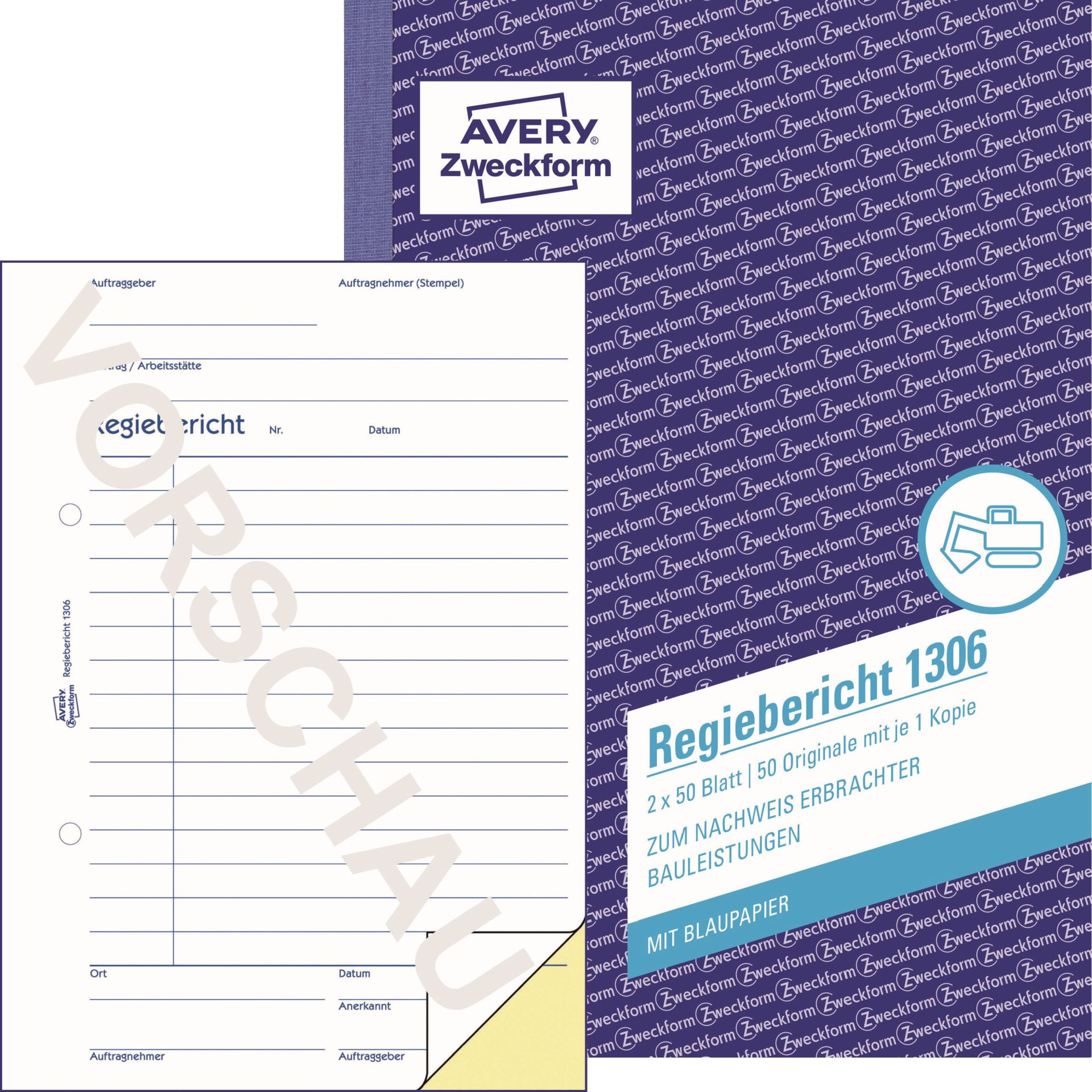 Regibericht DIN A5 2x50Blatt