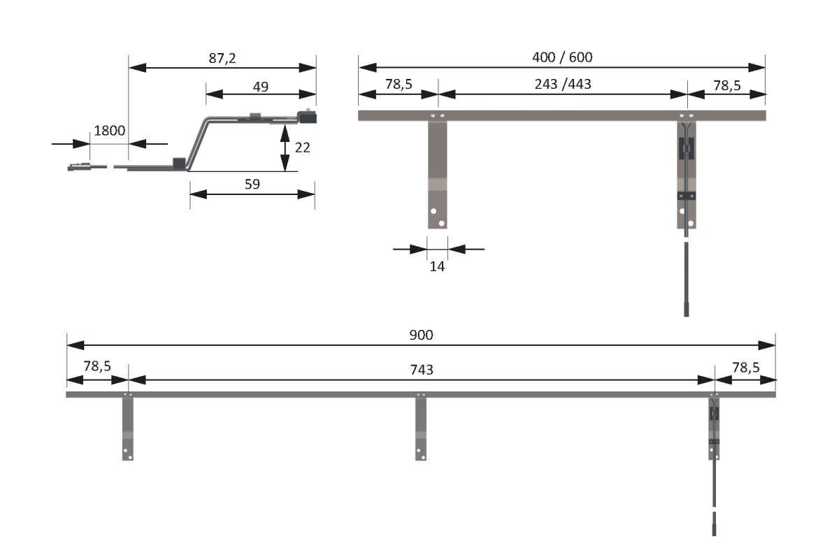LED SlimLine L400