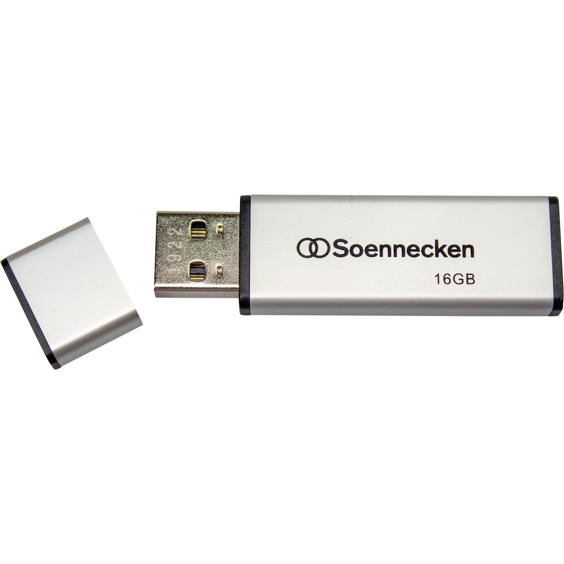 USB-Stick 2.0 16GB schwarz/silber