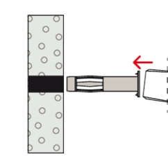 Hohlraum-Metalldübel HM 5x37 S