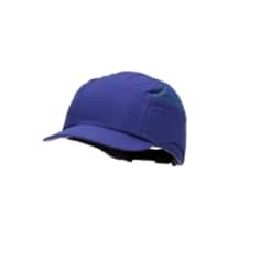 3M™ First Base™ Plus Anstoßkappe 2014288, Königsblau, verkürzter Schirm, 55 mm, individuell