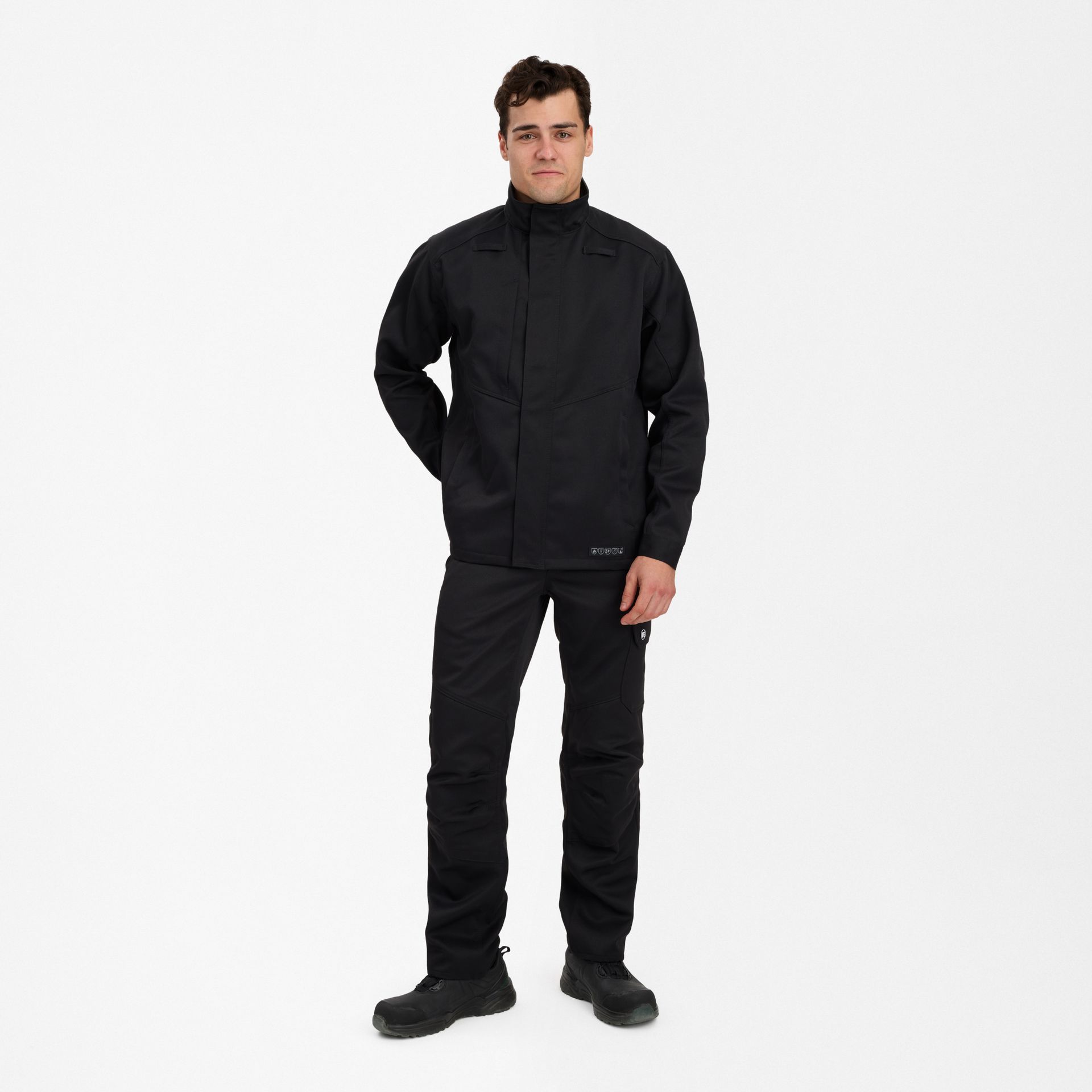 Safety+ Arbeitsjacke Schwarz, Gr. M