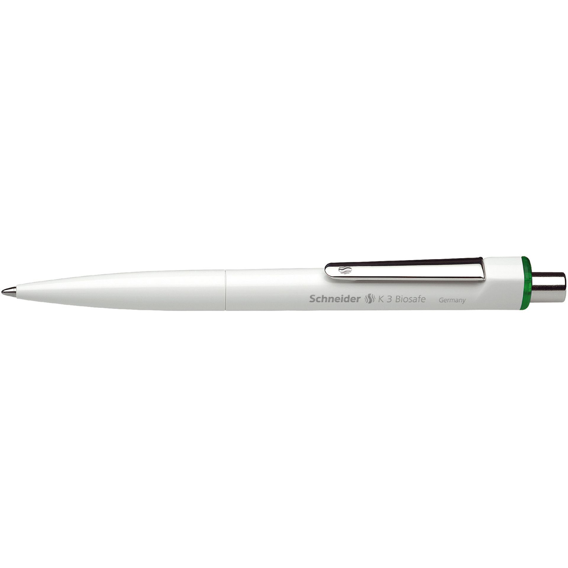 Druckkugelschreiber K3 Biosafe M 0,6mm grün