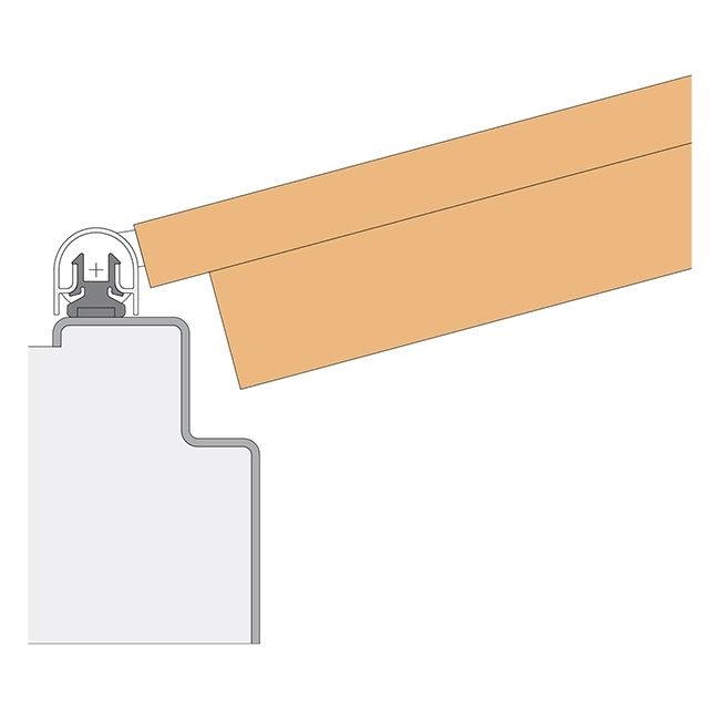 ATHMER bandseitiges Schutzprofil Set, 2-teilig