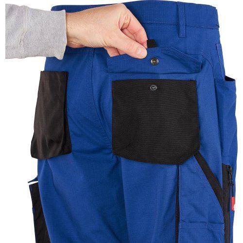 H-Bermuda Performance kornblau/schwarz Gr. 50 FORTIS