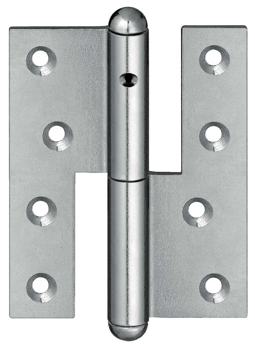für ungefälzte Holzflügel - verzinkt (SW 010)