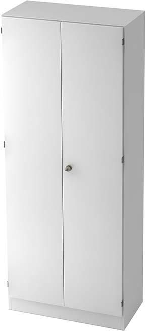 Garderobenschrank 6200SG weiß / weiß, 80x42x200