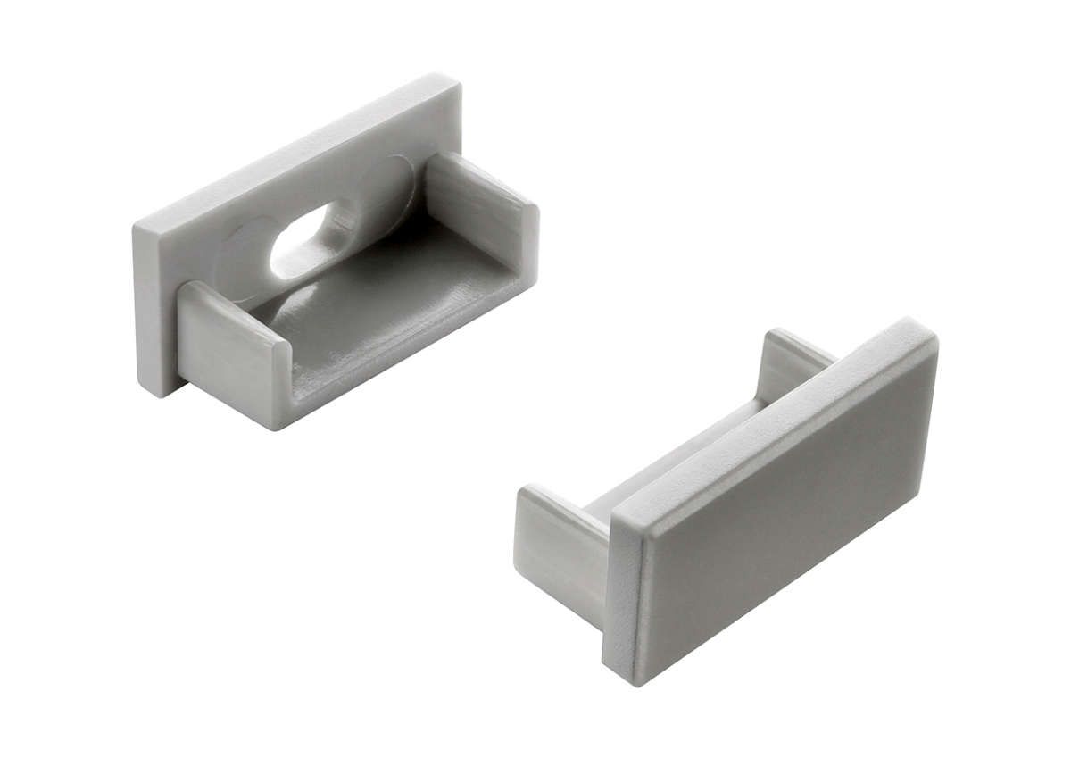 Endkappen-Paar, Silbergrau zu X-Line SA-2