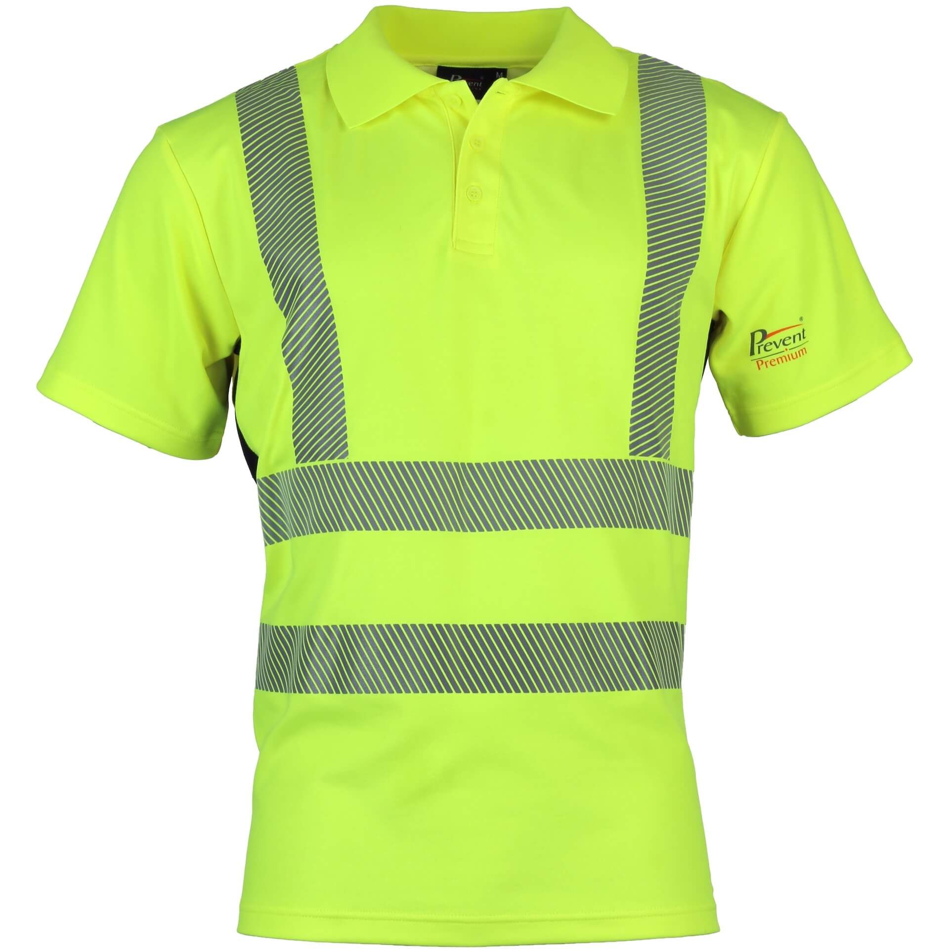 PREVENT® Premium Warnschutz-Polo-Shirt PTW-POLO, leuchtorange, Gr. S