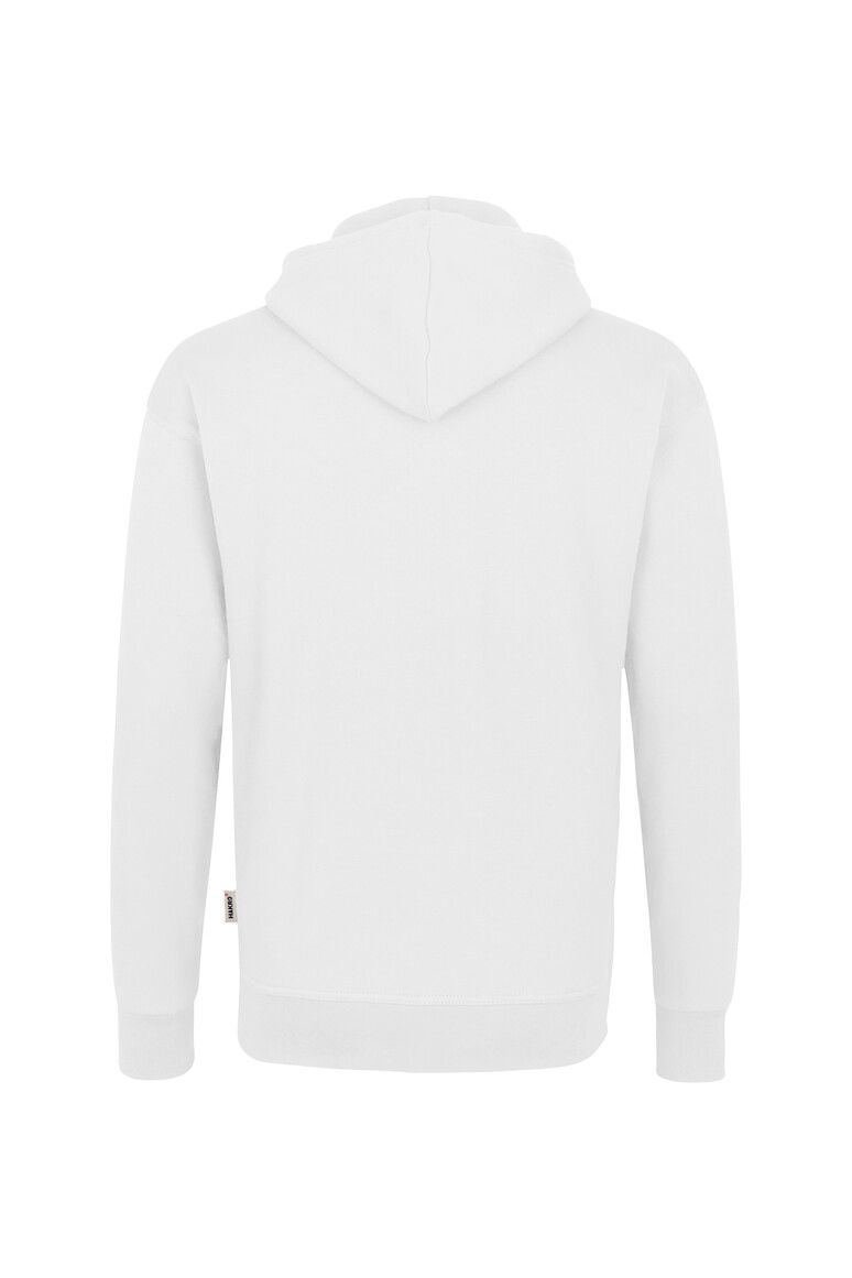 HAKRO Kapuzen-Sweatshirt Bio-Baumwolle weiß, 2XS