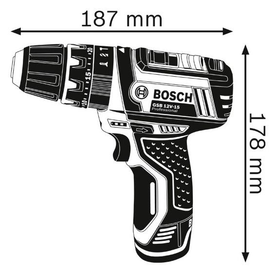 BOSCH Akku-Schlagbohrschrauber, SOLO
