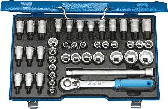 Steckschlüssel-Garnitur 1/2" TX19INU-20 42-teilig Gedore