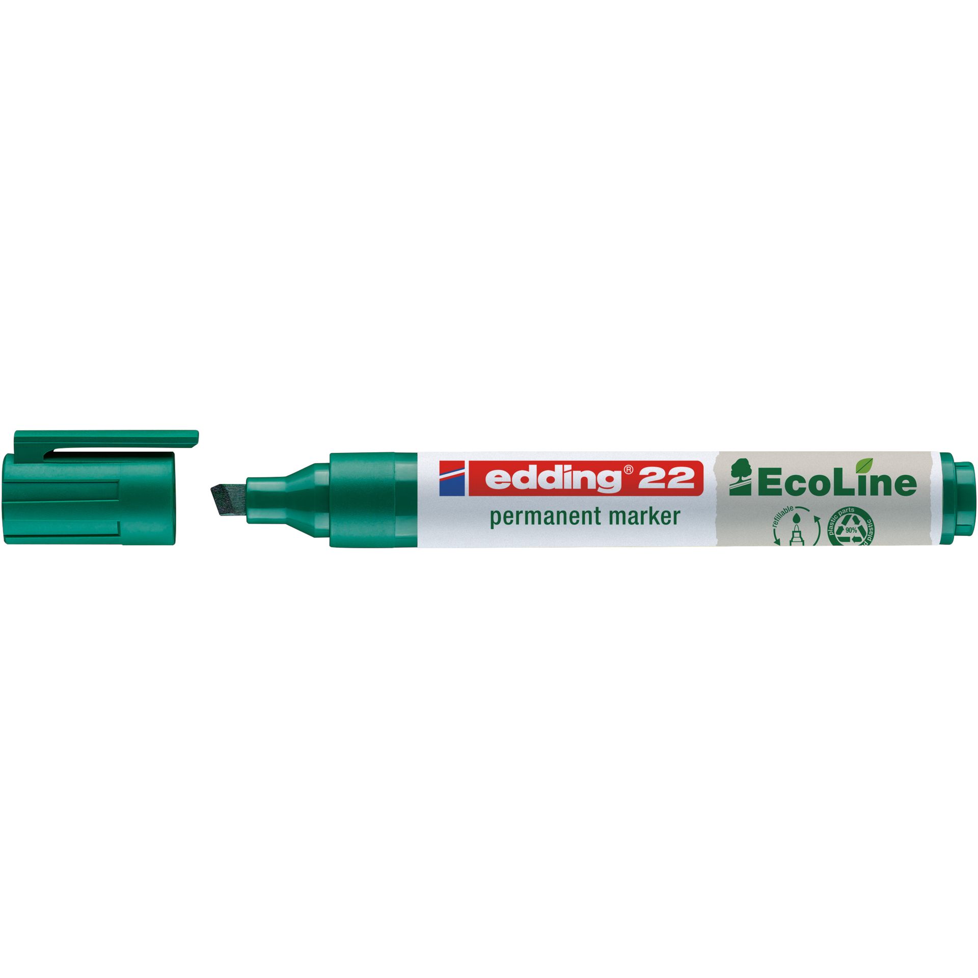 Permanentmarker 22 EcoLine 1-5mm Keilspitze grün