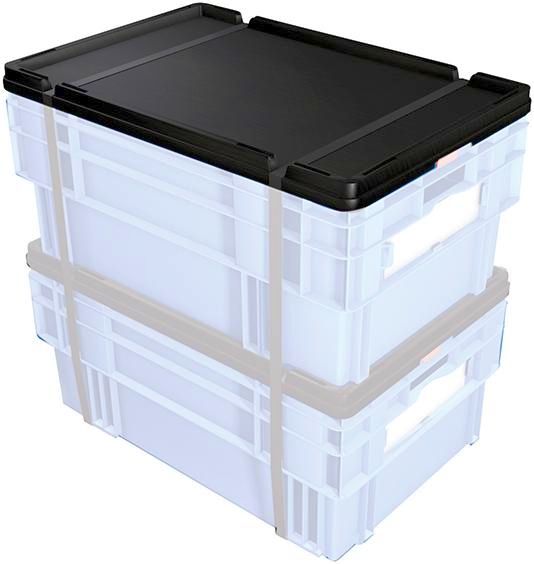 Stülpdeckel schwarz DTK 600, schwarz LA-KA-PE