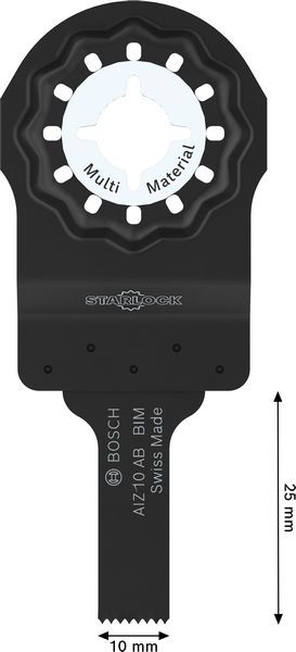 Bosch AIZ 10 AB Multi Material Tauchsägeblatt, Starlock