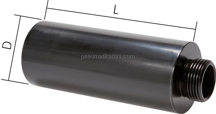 Free-Flow-Schalldämpfer G 1/8"