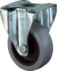 Bockrolle 80mm,A210 Platte,Gummirad,GL A210.A80.080 BS ROLLEN